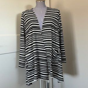 LuLaRoe Black/White Cardigan (M)